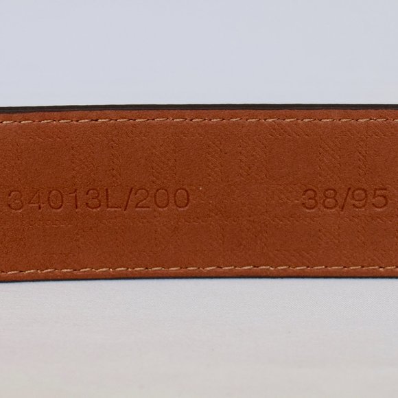 NEW Boconi Dark Brown Leather Belt - Size 38 - Picture 13 of 14